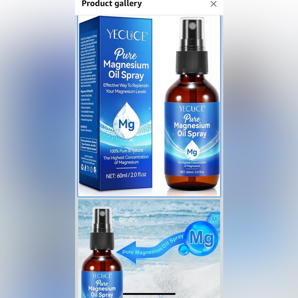 Blue Magnesium Oil Spray